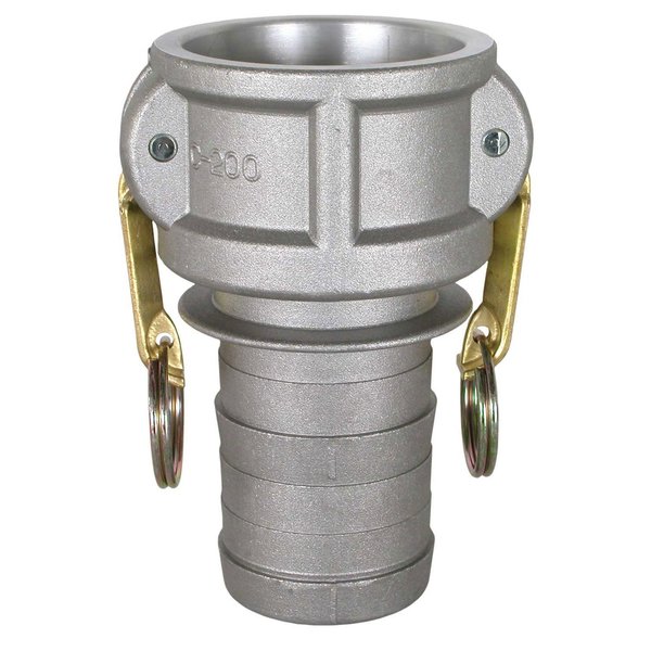 Be Pressure 3in Aluminum Camlock Fitting, Male Barb x Female Coupler Thread 90.392.300